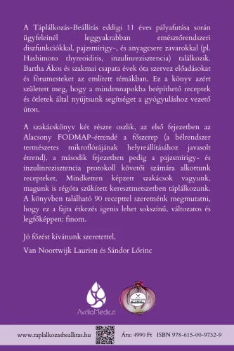 Táplálkozás-Beállítás™ Szakácskönyv 2. Van Noortwijk Laurien - Sándor Lőrinc