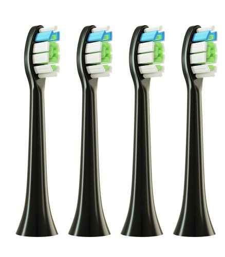 Fogkefefej Philips Sonicare elektromos fogkeféhez HX6064 - 4db - utángyártott, fekete