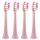 Fogkefefej Philips Sonicare elektromos fogkeféhez HX6064 - 4db - utángyártott, pink