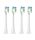 Fogkefefej Philips Sonicare elektromos fogkeféhez HX6064 - 4db - utángyártott, fehér