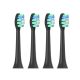 Fogkefefej Philips Sonicare elektromos fogkeféhez HX9024 - 4db - utángyártott, fekete
