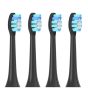 Fogkefefej Philips Sonicare elektromos fogkeféhez HX9034 - 4db - utángyártott, fekete