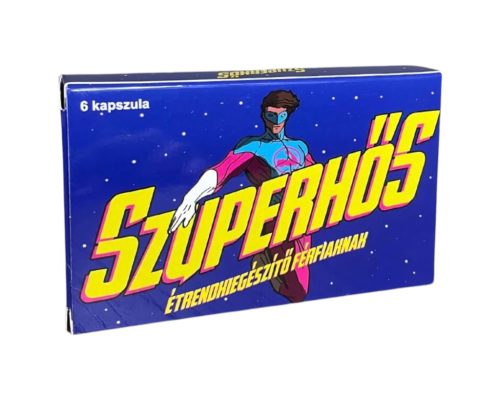 SZUPERHŐS blue - 6 DB