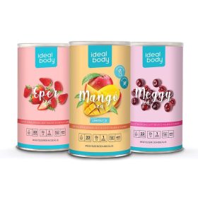 IdealBody fehérje turmixpor eper, mangó és meggy ízben