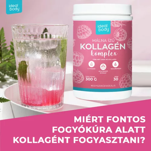 IdealBody málnás kollagén komplex italpor - 300 g