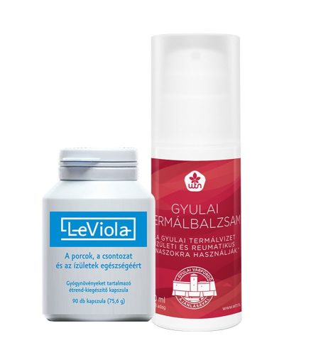 LeViola kapszula 90 db + Gyulai Termálbalzsam 100 ml