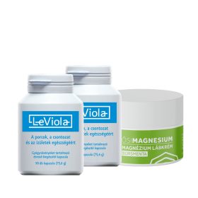 LeViola kapszula 2x90 db + Ősi magnézium lábkrém