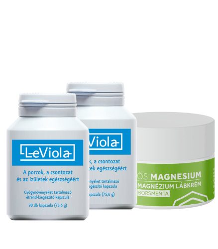 LeViola kapszula 2x90 db + Ősi magnézium lábkrém