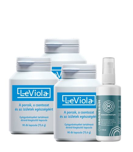 LeViola kapszula 3x90 db + Ajándék Ősi Magnézium koncentrátum