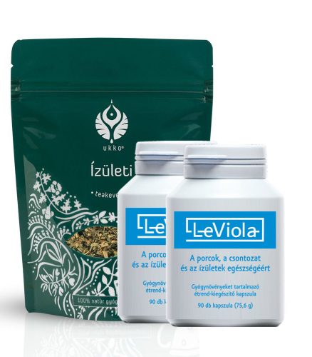 LeViola kapszula 2x90 db + Ukko ízületi Teakeverék 100g