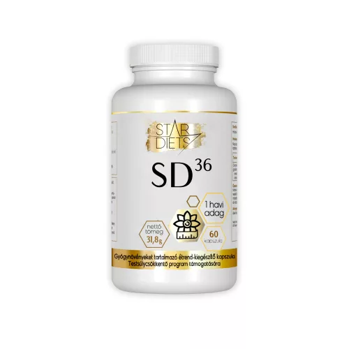 StarDiets SD36 kapszula 60 db + Ukko fogyasztó tea