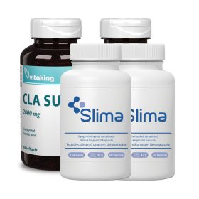 Slima + CLA étrend-kiegészítő kapszula 2x60+2x60db 