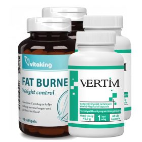   Vertim + Fat Burner étrend-kiegészítő kapszula 2x60+2x90 db