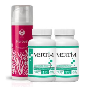   Vertim kapszula 2x60db + Ukko Herba8 narancsbőr elleni krém